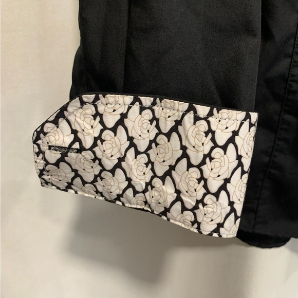 Rossi Milano Italy Modern Fit Black Button Down Sz L/16.5 - Picture 5 of 6